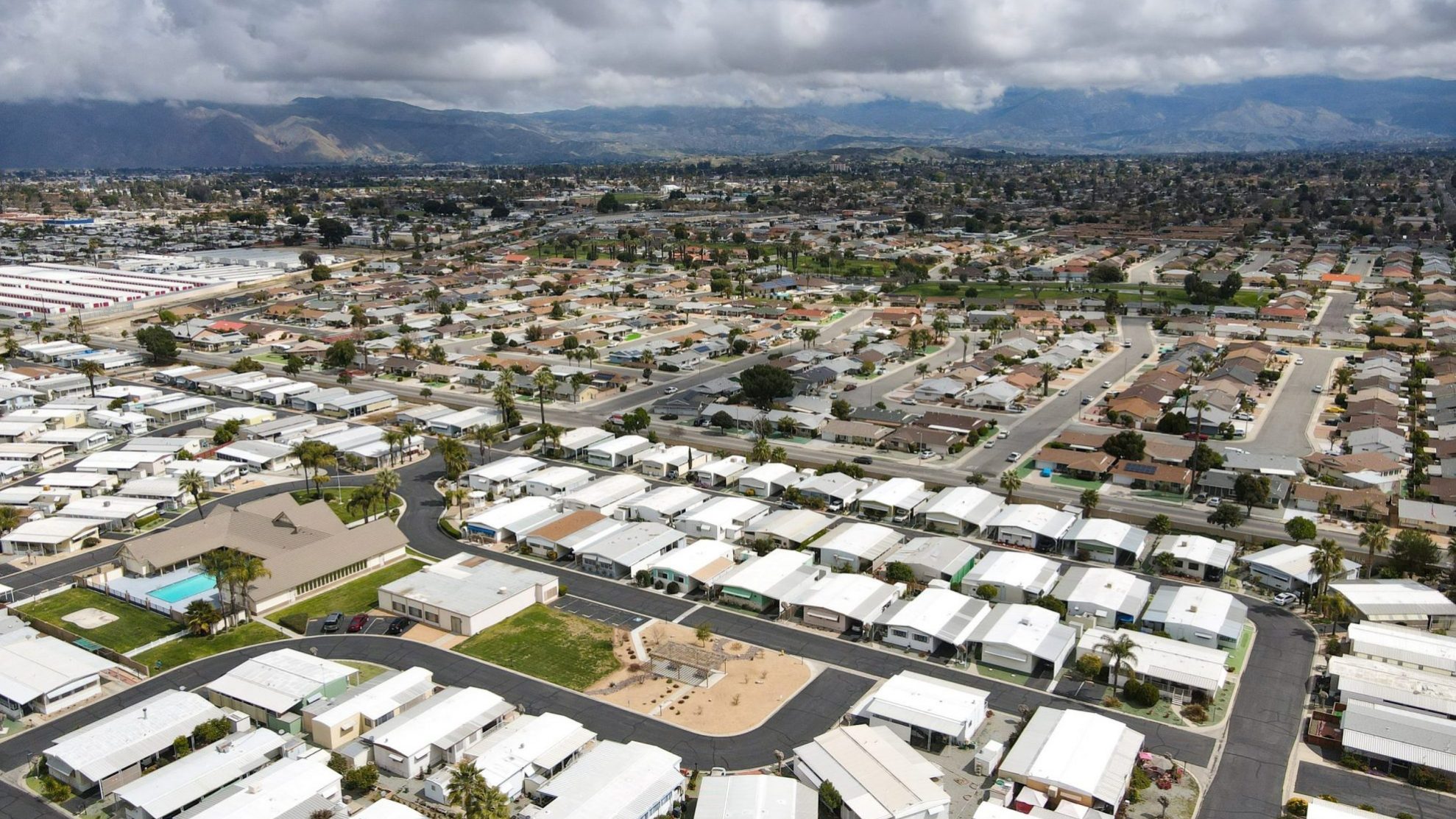 Aerial view of Southern California city illustrates blog: "Commercial Real Estate Tools: Inland Empire Zip Codes"