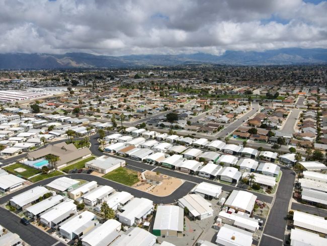 Aerial view of Southern California city illustrates blog: "Commercial Real Estate Tools: Inland Empire Zip Codes"
