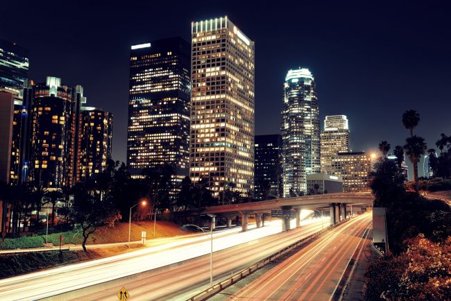 Los Angeles at night