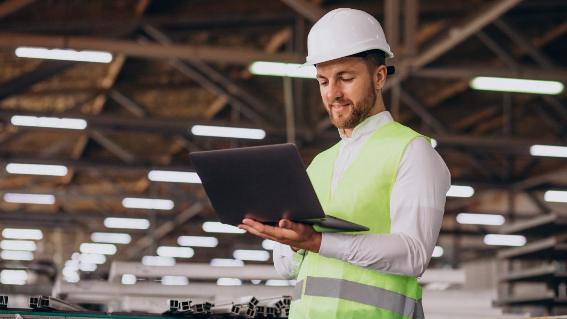 Photo of warehouse worker illustrates blog "What Is Warehouse Space Utilization?"